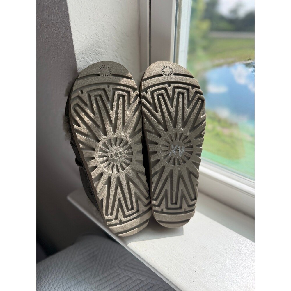 UGG Greenport Cross Strap Slide Slippers in Dense Smoke Women’s Size 7 EUC - Picture 10 of 12